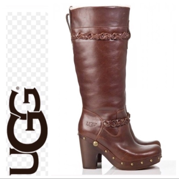 UGG Shoes - 💕SALE💕 UGG 3209 Brown Fur Lined Leather Boots